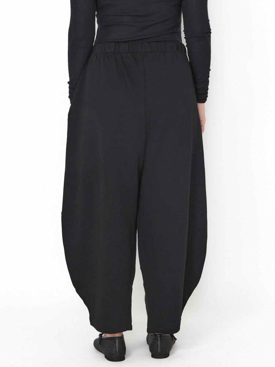 Sort Aarhus Sa1145 - Soft Pull On Slightly Tappered Jersey Pant