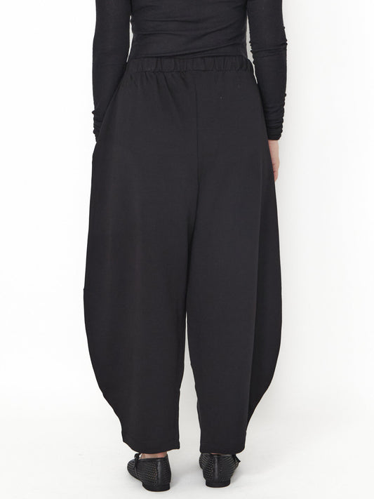 Sort Aarhus Sa1145 - Soft Pull On Slightly Tappered Jersey Pant