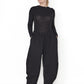 Sort Aarhus Sa1145 - Soft Pull On Slightly Tappered Jersey Pant