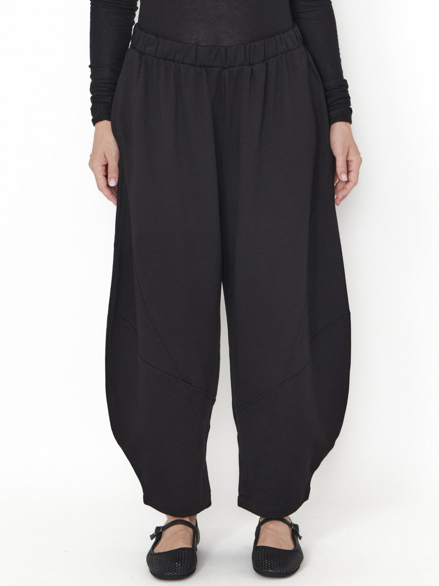 Sort Aarhus Sa1145 - Soft Pull On Slightly Tappered Jersey Pant