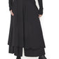 Sort Aarhus Sa1149 - Double Layer Culotte Style Soft Jersey Pant