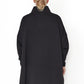 Sort Aarhus Sa2204 - Oversize V-Neck Dropped Hem Oversized Top