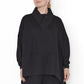 Sort Aarhus Sa2204 - Oversize V-Neck Dropped Hem Oversized Top