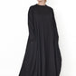 Sort Aarhus Sa3122 - Long Heavy Jersey Dress