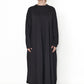Sort Aarhus Sa3122 - Long Heavy Jersey Dress