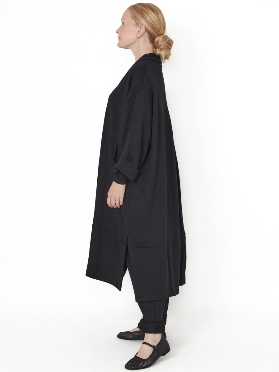Sort Aarhus – Oversized Longline Cardigan