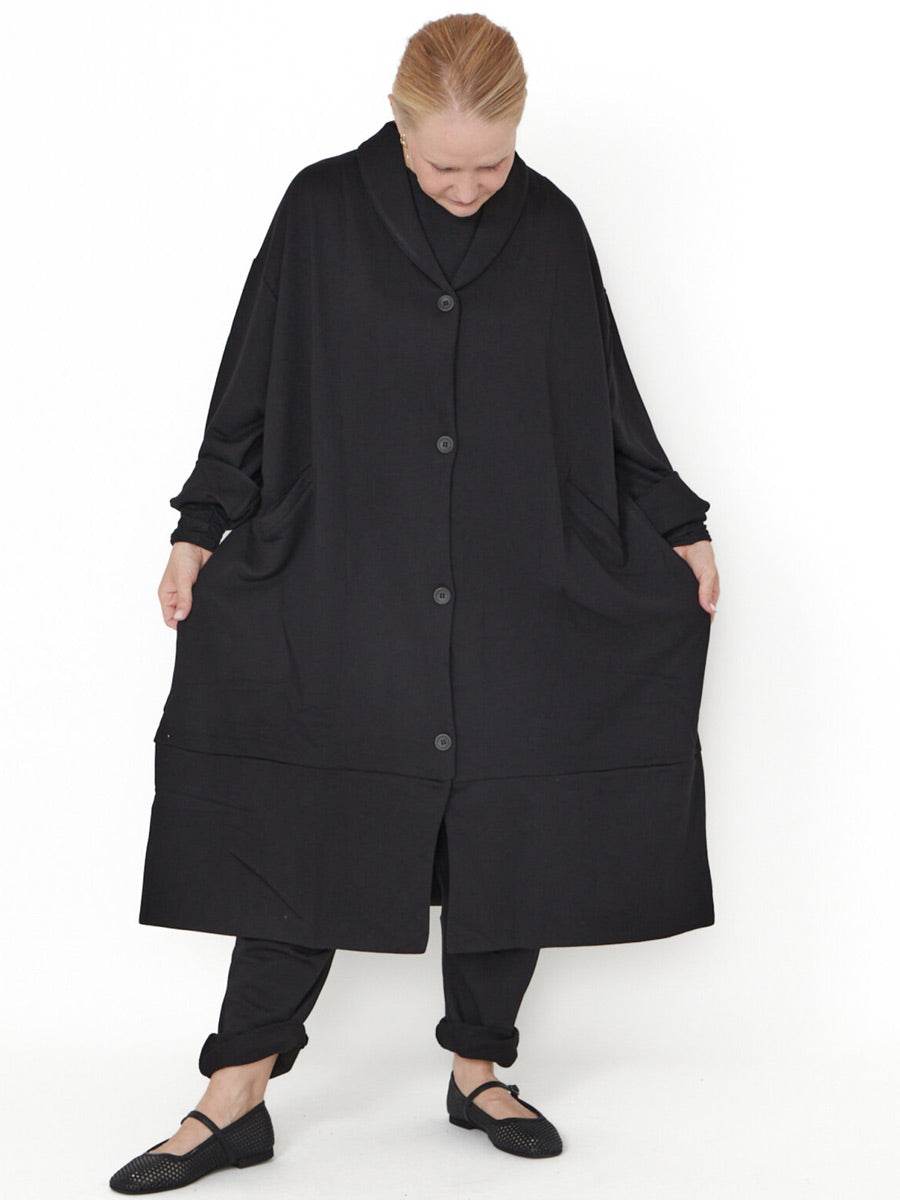 Sort Aarhus – Oversized Longline Cardigan
