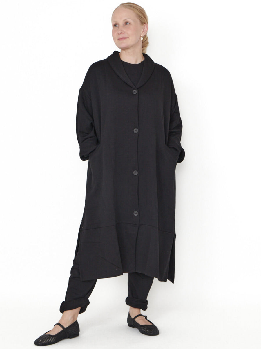 Sort Aarhus – Oversized Longline Cardigan