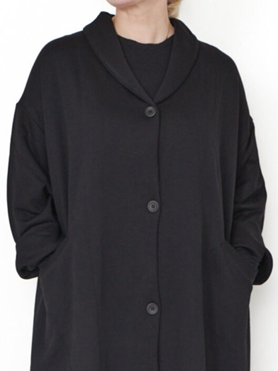Sort Aarhus – Oversized Longline Cardigan