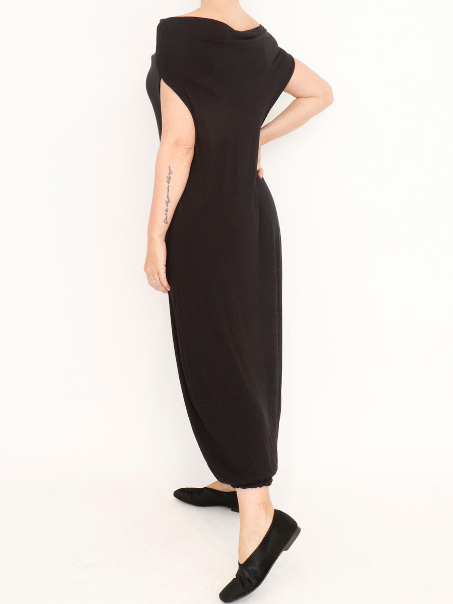 Sort Aarhus "Sa3062" Double Layer Dress