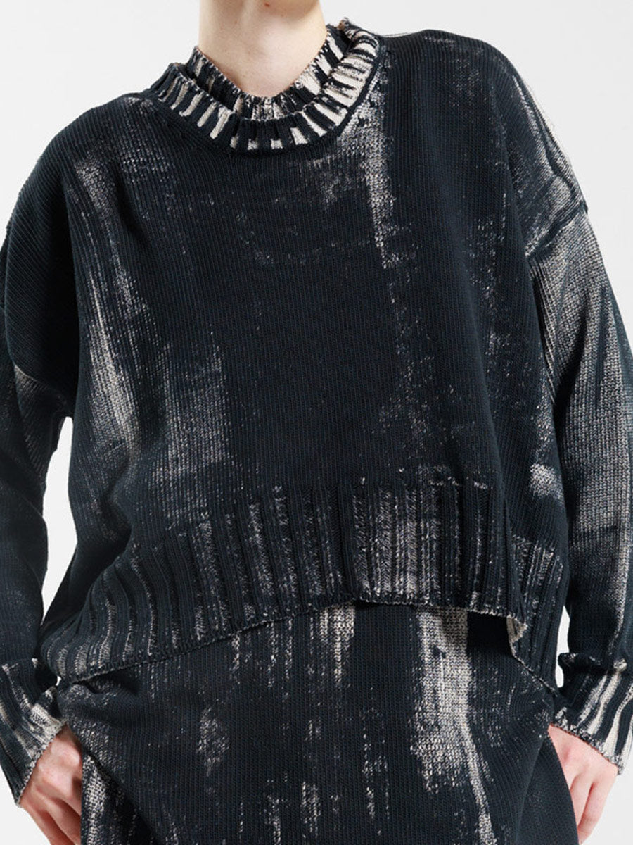 Serienumerica - 100% Cotton, Hand Finished Jumper