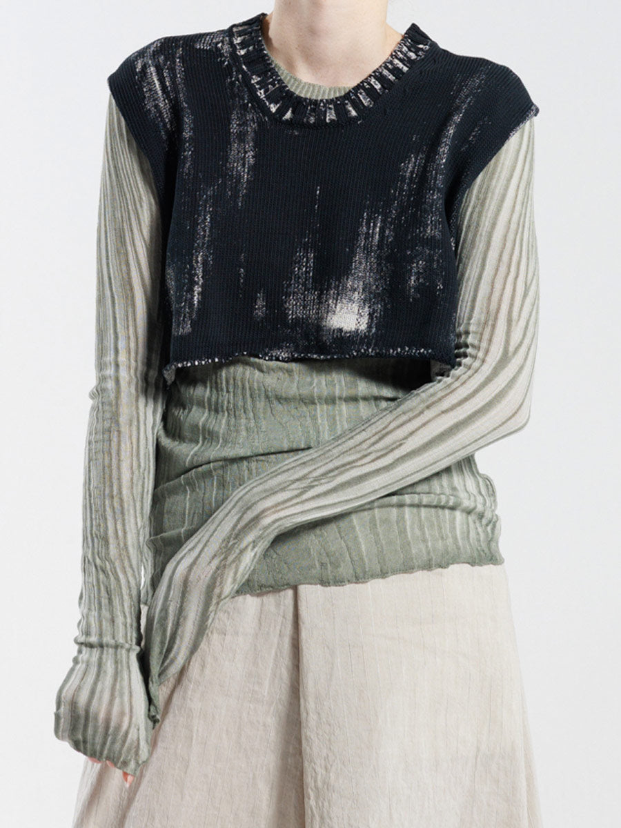 Serienumerica - Boxy Crop Top
