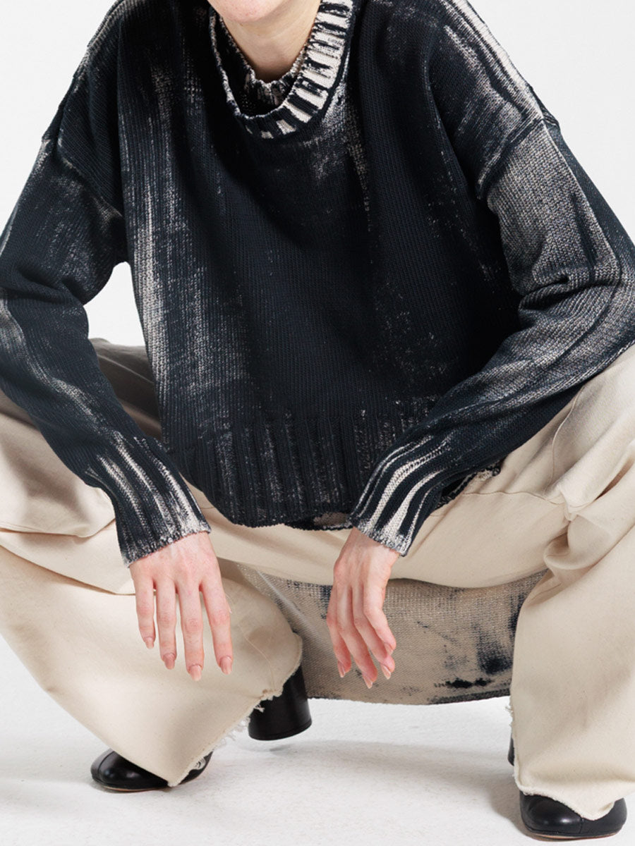 Serienumerica - 100% Cotton, Hand Finished Jumper