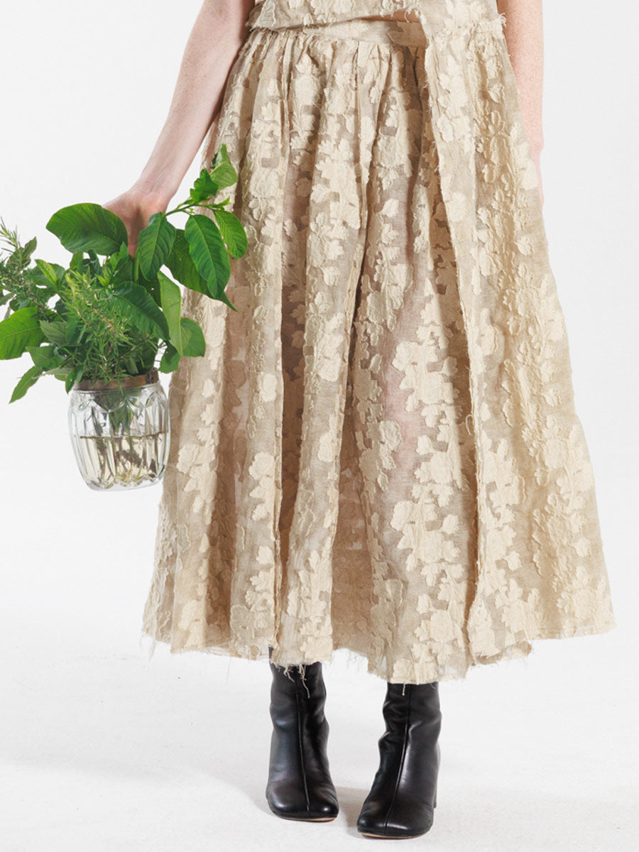 Serienumerica - Semi-sheer Skirt
