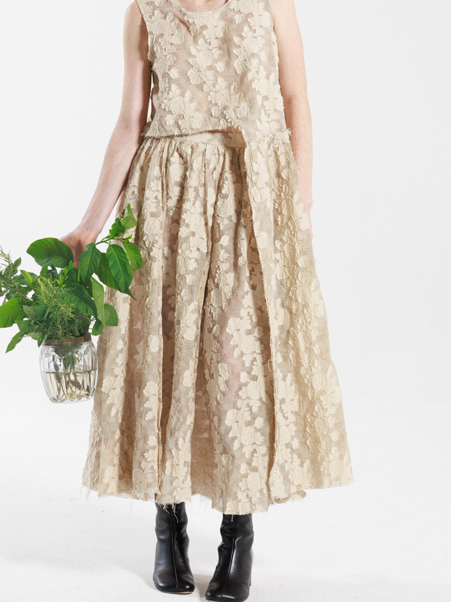 Serienumerica - Semi-sheer Skirt