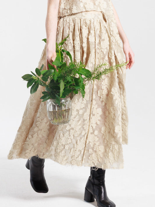 Serienumerica - Semi-sheer Skirt