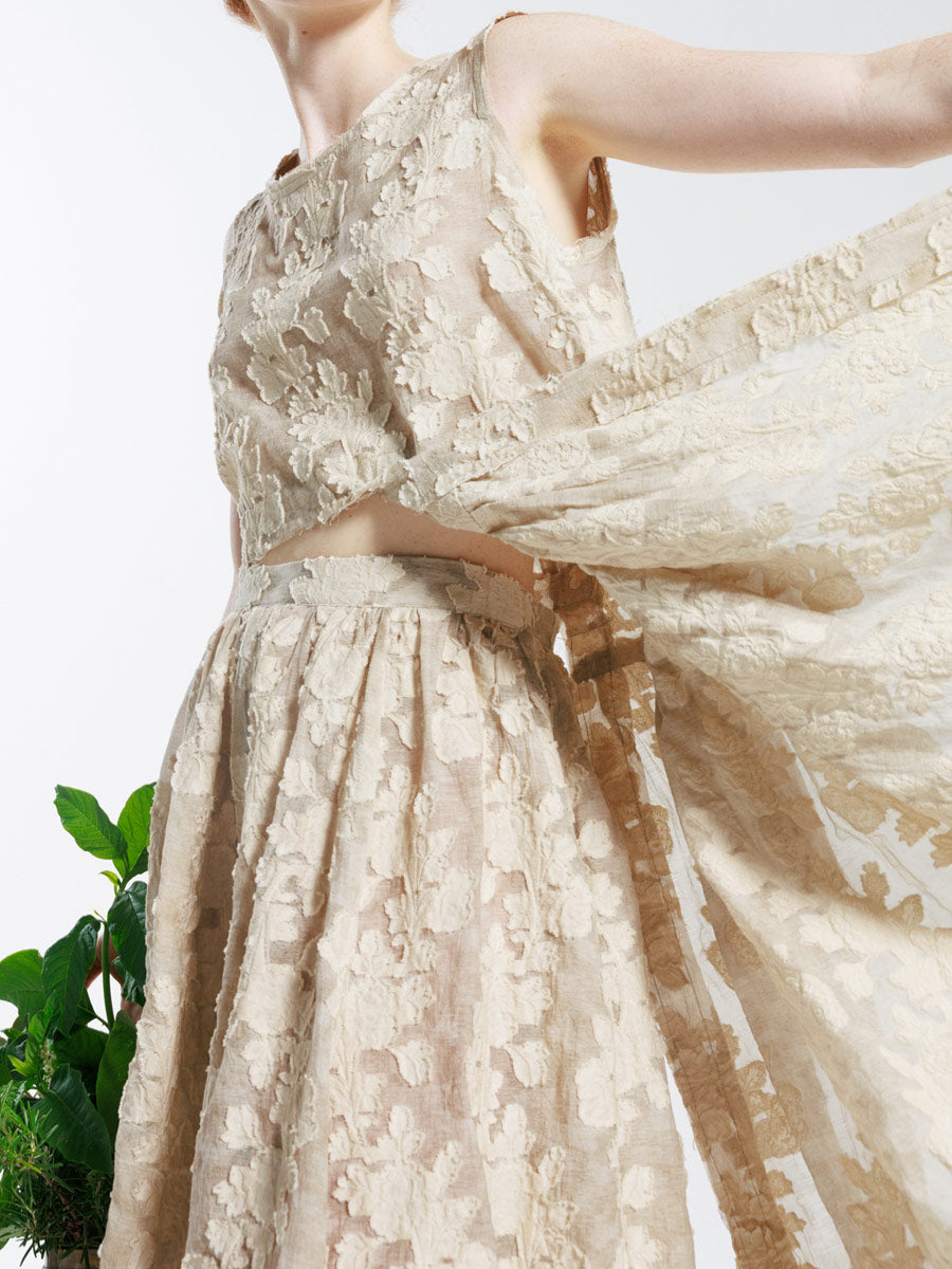 Serienumerica - Semi-sheer Skirt