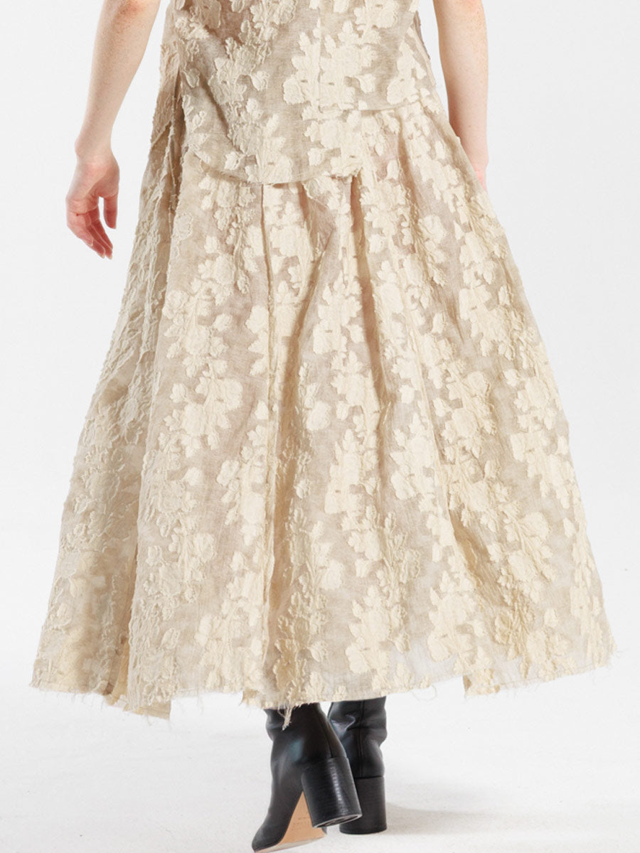 Serienumerica - Semi-sheer Skirt