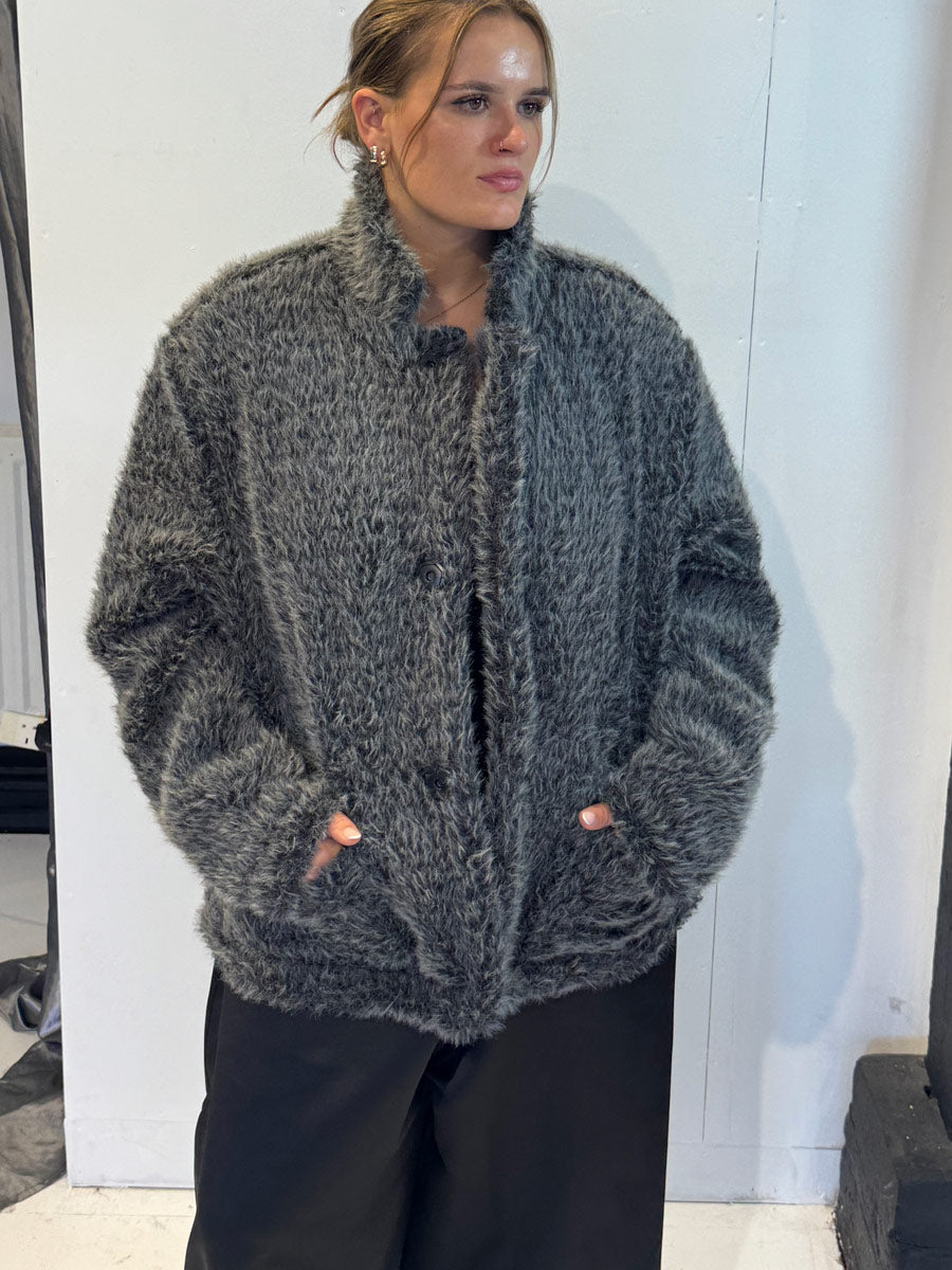 La Vaca Loca – ‘Senda’ Oversized Textured Jacket