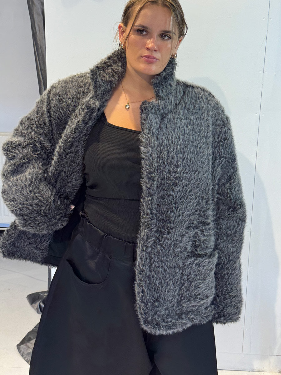La Vaca Loca – ‘Senda’ Oversized Textured Jacket