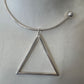 Body Bangle - Triangle Pendant Necklace