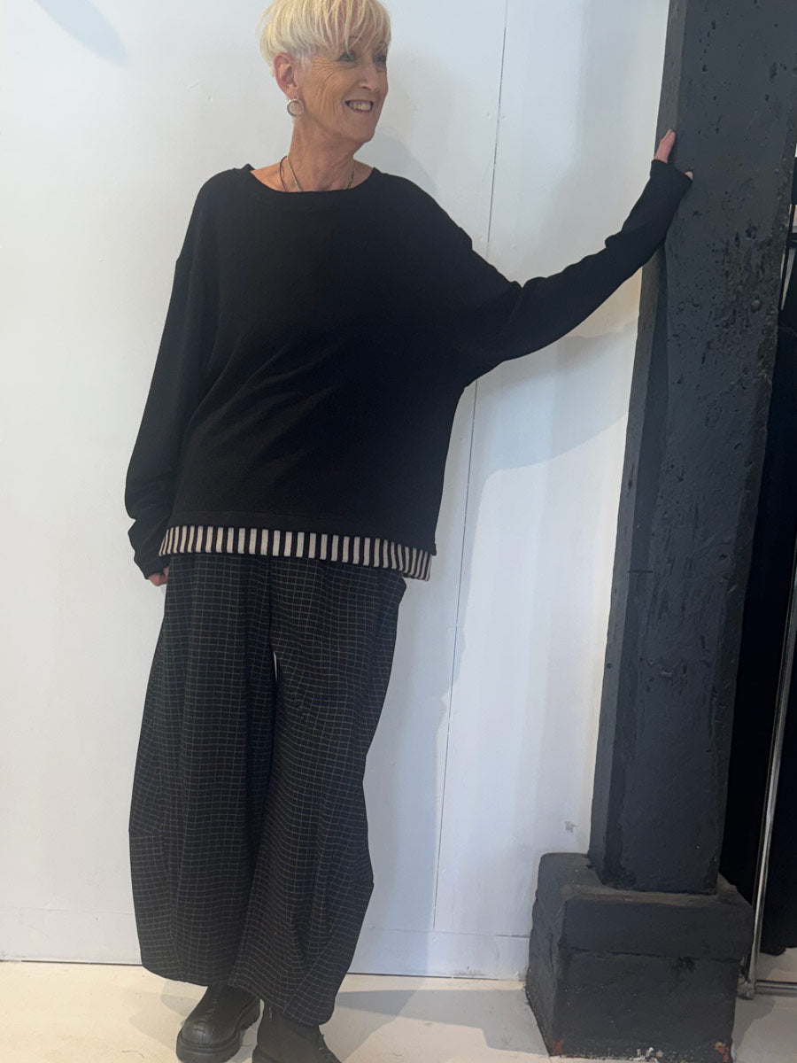 Urban (Ut265m) - Ribbed Contrast-Hem Top