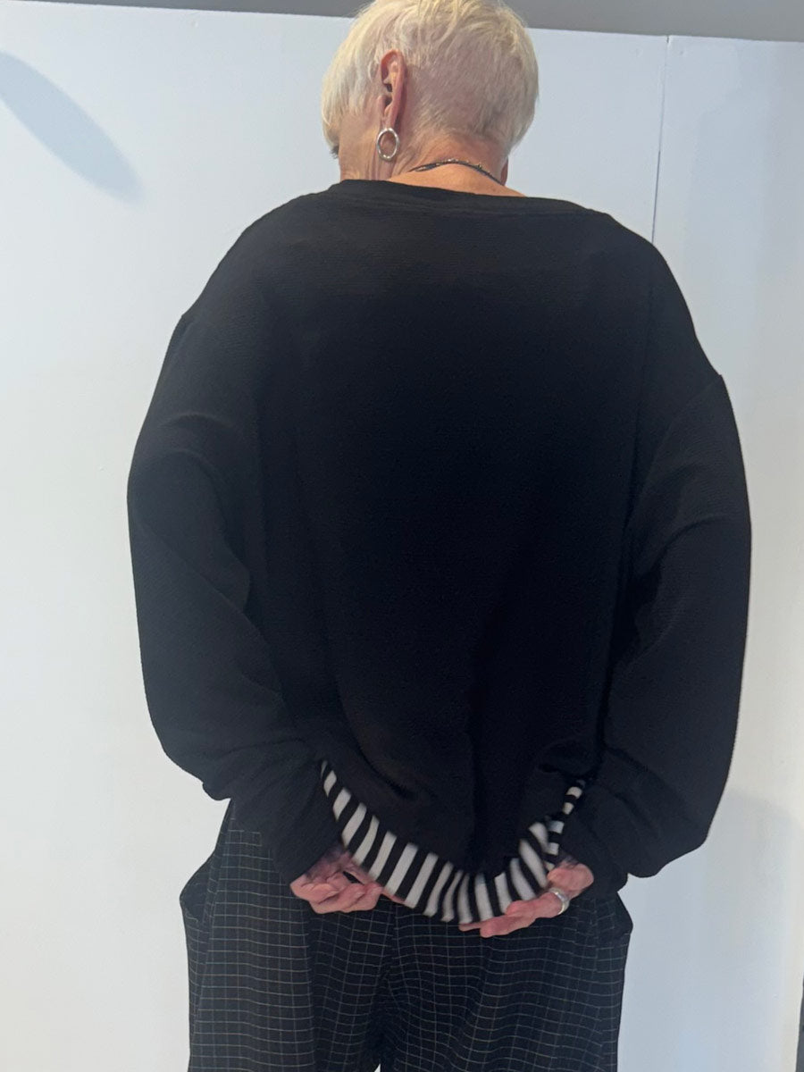 Urban (Ut265m) - Ribbed Contrast-Hem Top