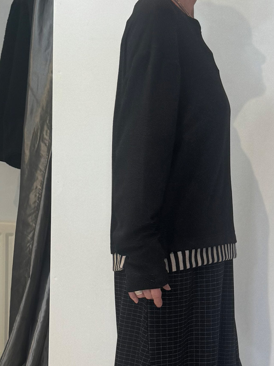 Urban (Ut265m) - Ribbed Contrast-Hem Top