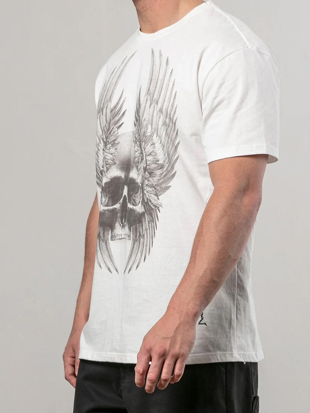 Religion Wings Skull Tshirt