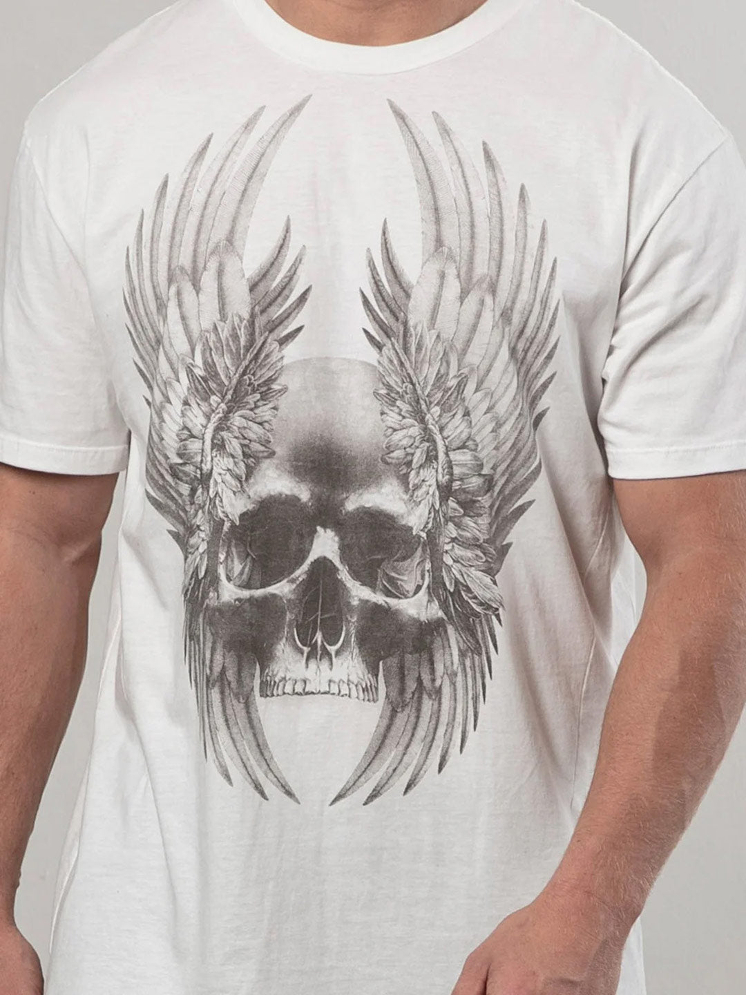 Religion Wings Skull Tshirt