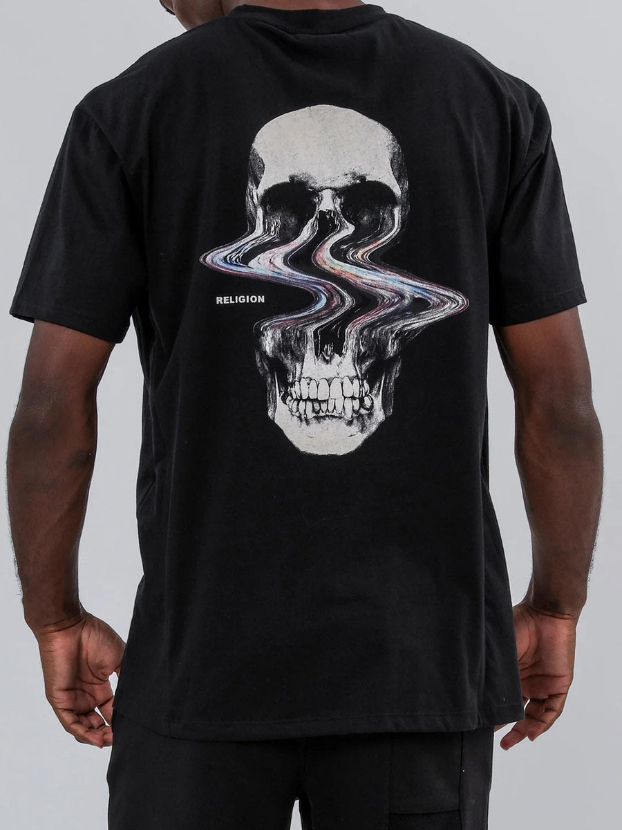 Religion Distorted Skull Tshirt