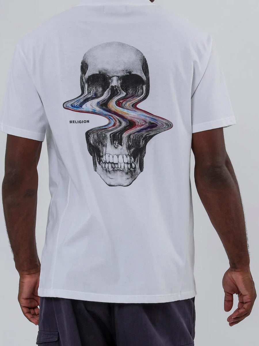 Religion Distorted Skull Tshirt