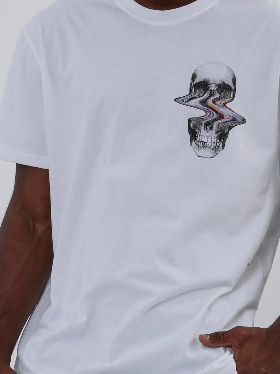 Religion Distorted Skull Tshirt