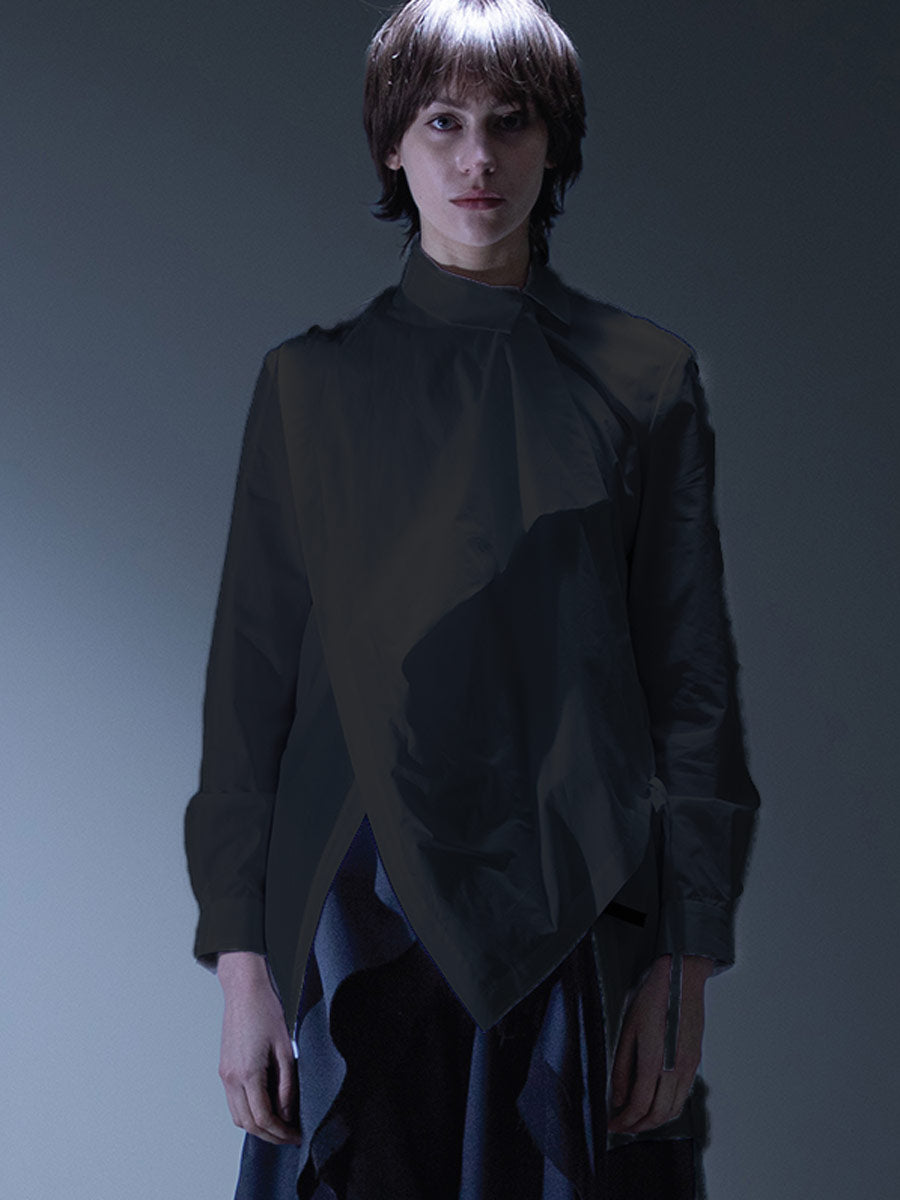 Yeung Chin "Cys 101" Draped shirt