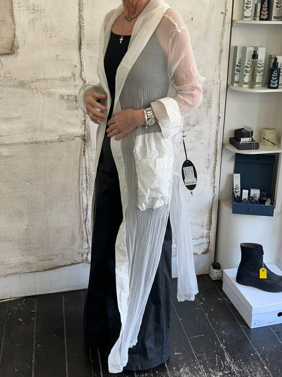 Xenia - Hrid - 100% Silk Hooded Coat
