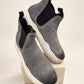 Tiger Suede Grey Pull-On Boots — product view