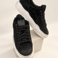 Wave Suede Black Trainers — product view
