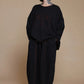 Black Kedem Sasson top with shoe artwork and contrast edging, front view