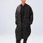 Kedziorek 5501 black long quilted coat — main view