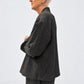 Kedziorek 5523k grey pinstripe jacket — side view