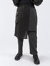 Kedziorek 5526 grey pinstripe layered trousers — main view