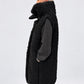 Kedziorek 5551 black long textured gilet — side view