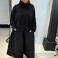 La Vaca Loca Dani top showing deep cowl neckline
