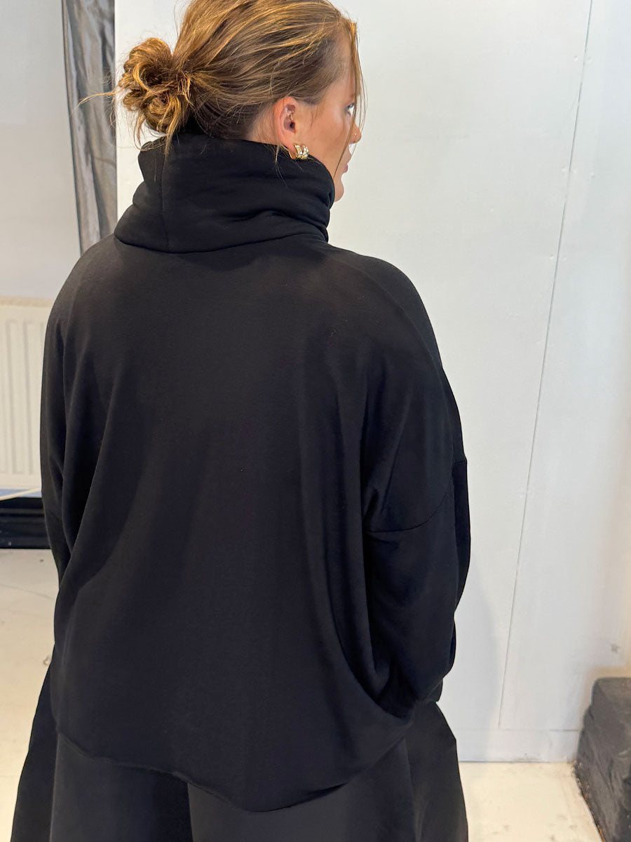 La Vaca Loca Dani cowl-neck top, side view