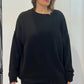 La Vaca Loca Hierro jumper showing sleeve and knit detail