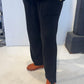 La Vaca Loca Riel knitted trousers, angled front view