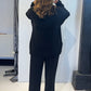 La Vaca Loca Riel knitted trousers, back view