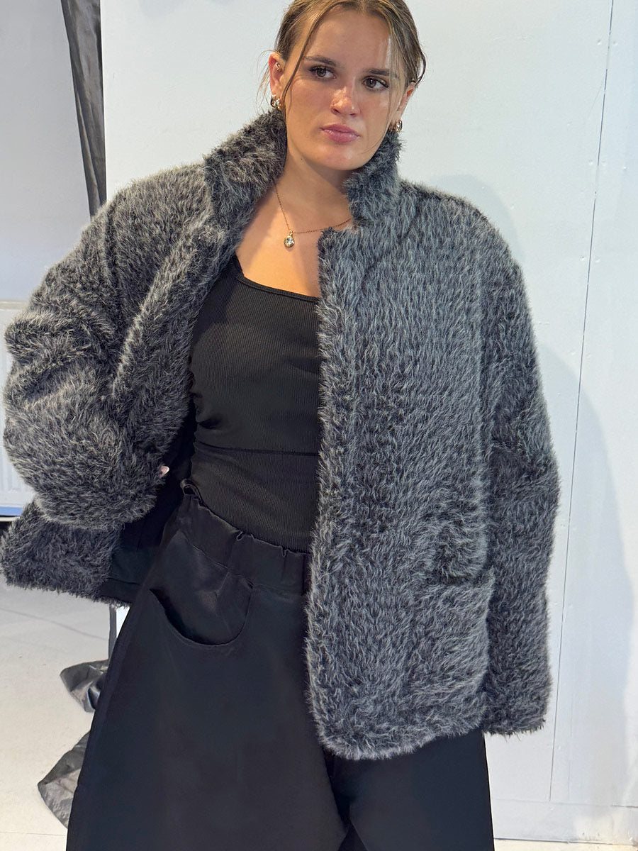 La Vaca Loca Senda jacket worn open showing lining