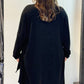 La Vaca Loca Tierra black knitted top, front view