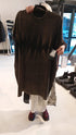 Moyuru 263313 cotton tunic in black nude, garment reference view